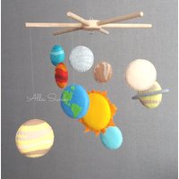 Sonnensystem Mobil - Weltraum Planet Sonnensystemmodell Babymobil Space Baby Mobile Sonnensystem Mobil - Weltraum Planet Sonnensystemmodell Babymobil Space Baby Mobile von SweetMobiles