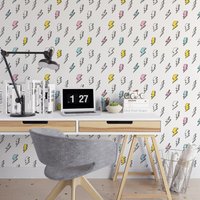 Ablösbare Tapete Mit Blitzschlag P127-27 von SweetPeaWallDesign