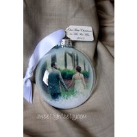 Personalisierte Mr. & Mrs. Photo Ornament, Erste Weihnachtsgeschenk von SweetSights