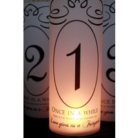 Tischnummern, Märchenhochzeit, Märchenhafte Luminaries, Märchenhochzeit Deko - 10Er Set Tischnummern, Märchenhochzeit, Märchenhafte Luminaries, Märchenhochzeit Deko - 10Er Set von SweetSights