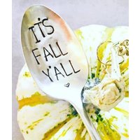 Gestempelt Silber Löffel, Es Ist Herbst Y'all, Gestempelt Silber, Kaffeelöffel, Geschenk, Dekoration, Kürbis Gewürzt Latte Löffel Gestempelt Silber Löffel, Es Ist Herbst Y'all, Gestempelt Silber, Kaffeelöffel, Geschenk, Dekoration, Kürbis Gewürzt Latte Löffel von SweetThymeDesign