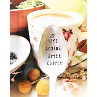Ich Liebe Dich Eine Latte - He Zucker Kaffeelöffel Gestempelt Silberlöffel Gebräu Ha Teelöffel Tee-Liebe von SweetThymeDesign