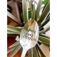 Kaffee Löffel-Gestempelt Teelöffel - Gestempelt Silberlöffel Kaffeelöffel Geschenk Vintage Silber-Löffel von SweetThymeDesign