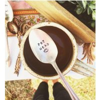 Topf Kopf - Valentinstag Geschenk Für Ihn Lustige Papa Geschenke Kaffee Löffel Gestempelt Aber Erste Mann von SweetThymeDesign