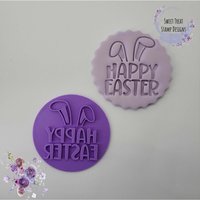 Happy Easter Fondant Stempel Keksprägung von SweetTreatStamps