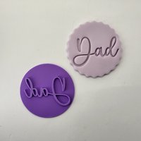 Papa Grandad Brother Onkel Custom Vatertag Fondant Stempel Keksprägung von SweetTreatStamps