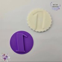 Sonderanfertigung Nummer V1 Fondant Stempel von SweetTreatStamps