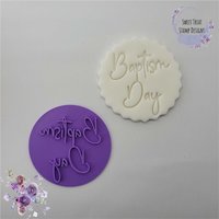 Tauftag Fondant Stempelprägung von SweetTreatStamps