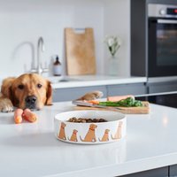Fuchs Rot Labrador Keramik Hundefutter/Wasserschale von SweetWilliamLondon