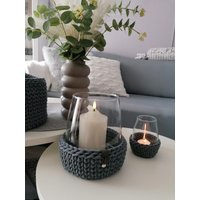 Windlicht Umhäkelt von SweethomeAnnett