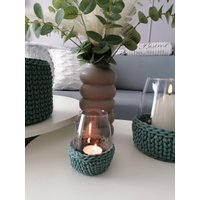 Windlicht Umhäkelt Windlicht Umhäkelt von SweethomeAnnett