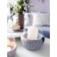 Windlicht Umhäkelt Windlicht Umhäkelt von SweethomeAnnett