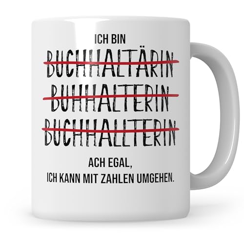 Sweetify Buchhalterin Tasse Rechnungswesen Bilanz Buchhaltung Geschenk von Sweetify