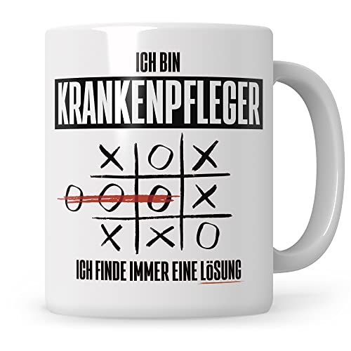 Sweetify Krankenpfleger Tasse Krankenpflege Geschenkidee Ich bin Krankenpfleger ich finde immer eine Lösung Geschenk Sweetify Krankenpfleger Tasse Krankenpflege Geschenkidee Ich bin Krankenpfleger ich finde immer eine Lösung Geschenk von Sweetify