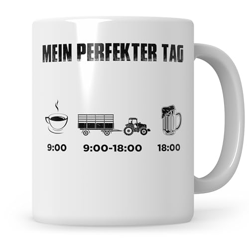 Sweetify Landwirt Tasse, Perfekter Tag für Landwirt Geschenk, Bauernhof Geschenkidee, Kaffeetasse Beruf Landwirtschaft Kaffeebecher Bauer Becher von Sweetify