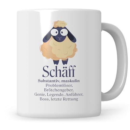 Sweetify Tasse Chef Geschenke Führungskraft Vorgesetzter Abteilungsleiter Kaffeebecher lustige Geschenkidee Kaffeetasse Beförderung Schäff von Sweetify