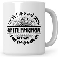 Beste Reitlehrerin Tasse, Reiterin Geschenkidee, Reitschule, Geschenk, Pferd Kaffeetasse von SweetifyNET
