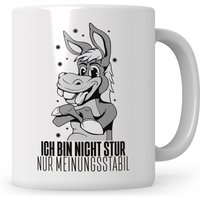 Esel Tasse Stur Spruch Witzig Humor Kaffeetasse Geschenk von SweetifyNET