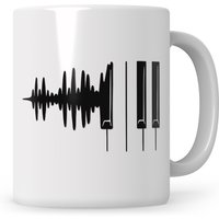 Klavier Tasse Klavierspieler Musik Geschenk Für Pianist Pianistin Kaffeetasse Klavierspielerin Kaffeebecher Geschenkidee von SweetifyNET