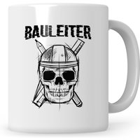 Tasse Bauleiter Geschenk Hausbau Bauarbeiter Eigenheim Richtfest Bauherr Grundsteinlegung Baubeginn Baustelle Geschenkidee von SweetifyNET