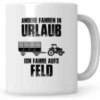 Tasse Landwirt Lustig, Geschenk Bauernhof Geschenkidee Traktor Traktorist Bauer Feldarbeit Evolution Landwirtschaft von SweetifyNET