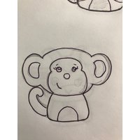 Affe-Ausstechform Affe-Ausstechform von SweetleighPrinted