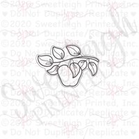 Apfelzweig 2-Ausstecher von SweetleighPrinted