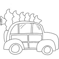 Auto Mit Baum-Ausstechform von SweetleighPrinted