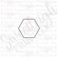 Bienenwabe-Ausstechform, Sechskant-Ausstechform von SweetleighPrinted