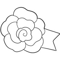Blume Mit Tag-Ausstechform von SweetleighPrinted