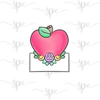 Blumen-Apfel-Plakette-Ausstechform von SweetleighPrinted