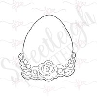 Blumen Ei 2-Ausstechform von SweetleighPrinted