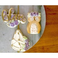 Blumen Eule-Plätzchen-Ausstecher von SweetleighPrinted
