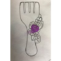 Blumen-Gabel-Ausstechform von SweetleighPrinted