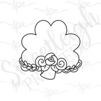 Blumen Kleeblatt-Plätzchen-Ausstecher von SweetleighPrinted