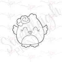 Blumen Küken 2 Cookie Cutter von SweetleighPrinted