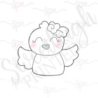 Blumen Küken 3 Cookie Cutter von SweetleighPrinted