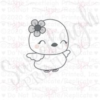Blumen Küken-Plätzchen-Ausstecher von SweetleighPrinted