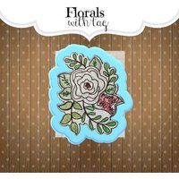 Blumen Mit Tag-Ausstechform von SweetleighPrinted