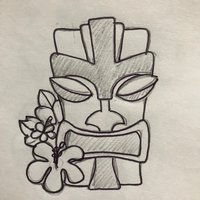 Blumen Tiki-Cookie Cutter von SweetleighPrinted