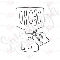 Breiter Pfannenwender Mit Oder Ohne Tag Cookie Cutter Breiter Pfannenwender Mit Oder Ohne Tag Cookie Cutter von SweetleighPrinted