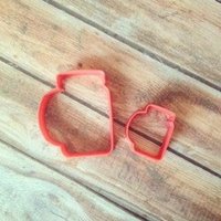 Erbsen-Einmachglas-Ausstechform von SweetleighPrinted