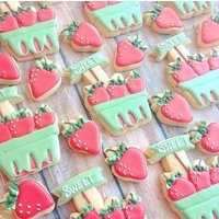 Erdbeer-Korb-Ausstechform von SweetleighPrinted