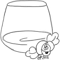 Floral Stemless Weinglas-Ausstechform von SweetleighPrinted