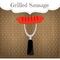 Gegrillte Wurst Cookie Cutter Gegrillte Wurst Cookie Cutter von SweetleighPrinted