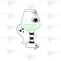 Geist-Weinglas-Ausstechform von SweetleighPrinted