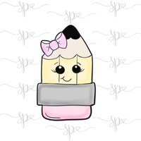Girly Bleistift-Plakette-Ausstechform von SweetleighPrinted