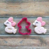 Girly Flamingo Pool Float-Ausstechform von SweetleighPrinted
