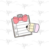 Girly Klemmbrett Mit Bleistift-Ausstechform von SweetleighPrinted