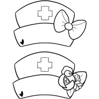 Girly Nurse Cap-Ausstecher von SweetleighPrinted